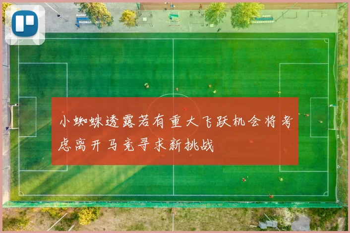 小蜘蛛透露若有重大飞跃机会将考虑离开马竞寻求新挑战